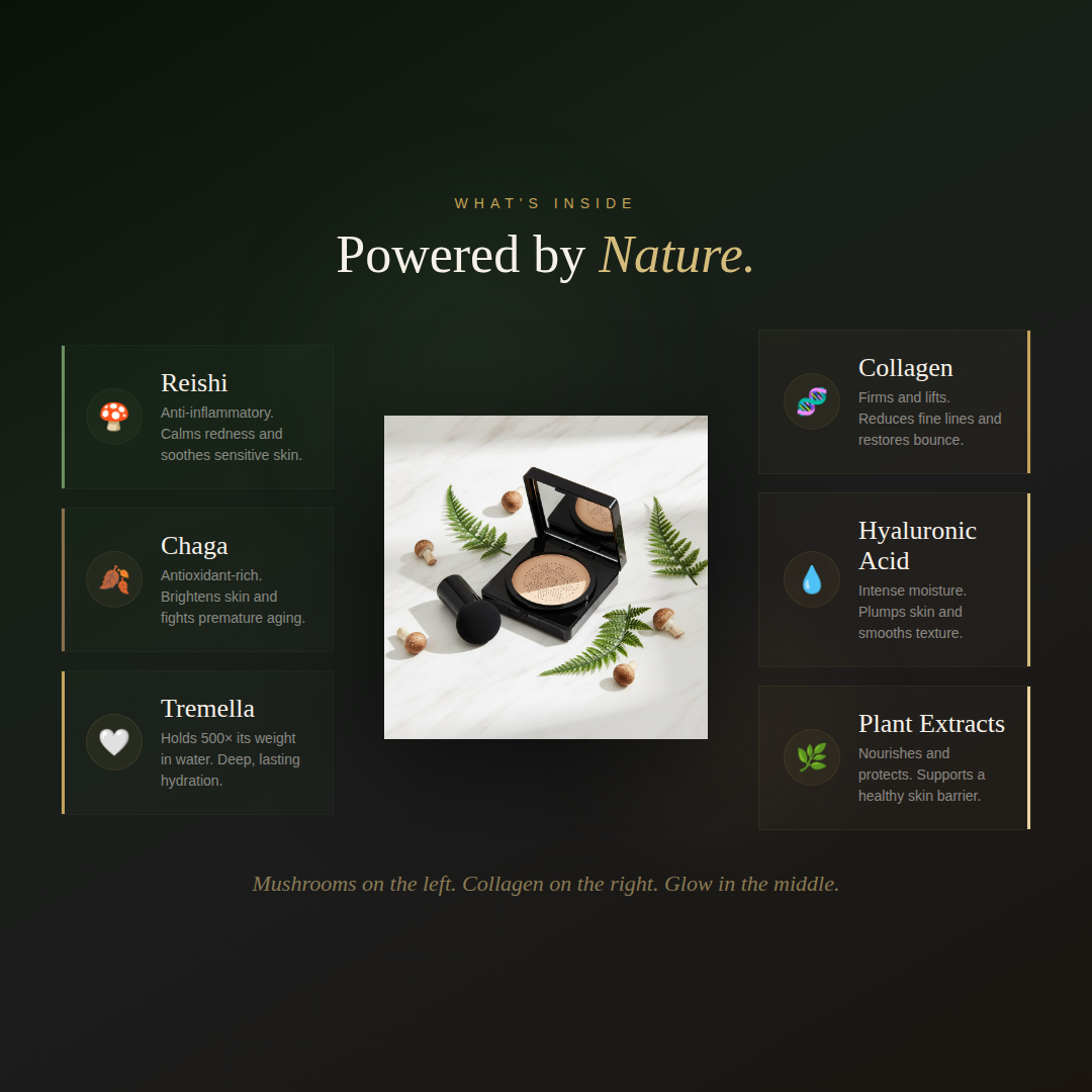 Moisturizing Mushroom Air Cushion Collagen Cream